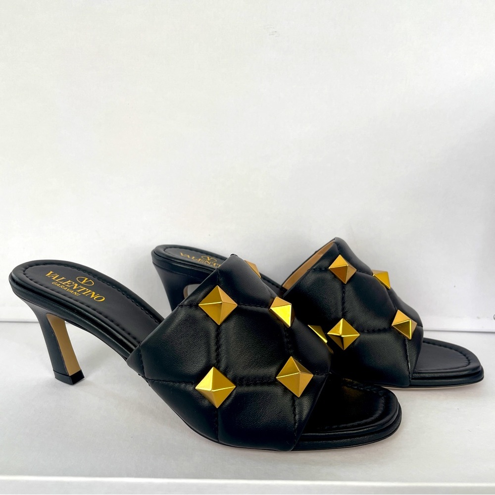 SOLD!!!!VALENTINO GARAVANI Slide Sandal EU 38.5 FREE AUTHENTIC - Picture 5 of 16